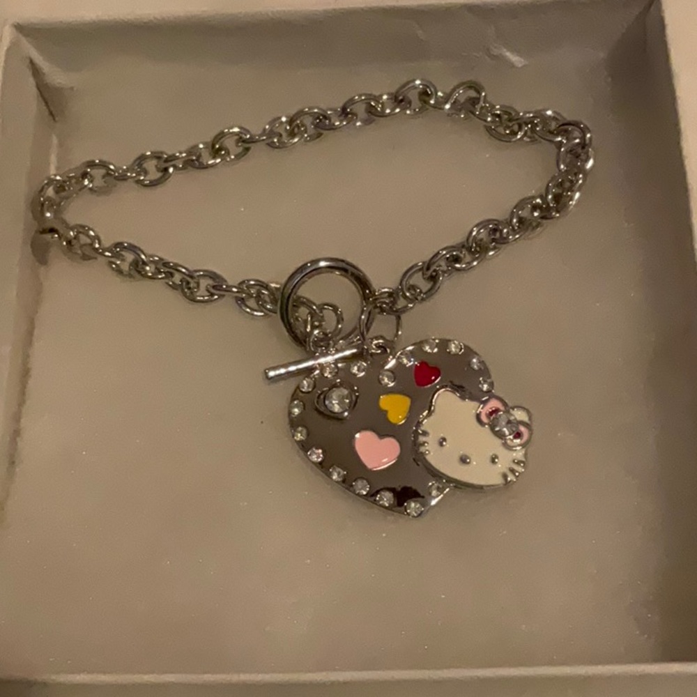 Hello Kitty Toggle silver bracelet